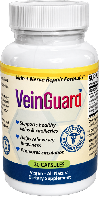 VeinGuard bottle, 30 capsules